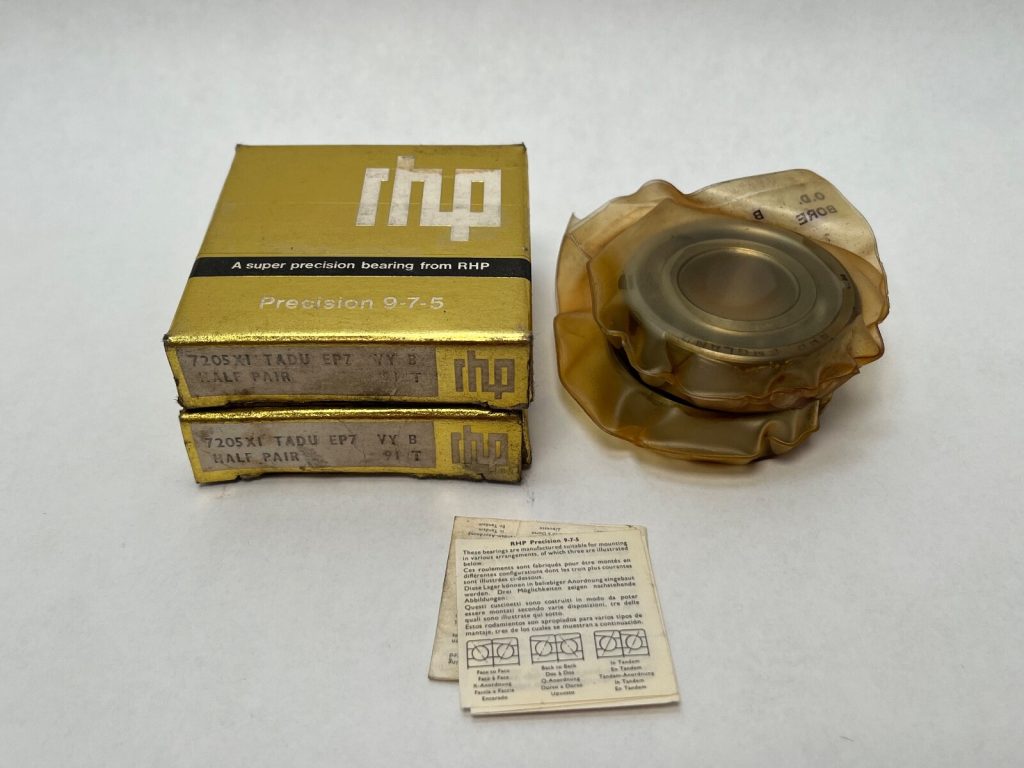 Super-Precision Angular Contact Ball Bearing - Straight Bore, 30 mm ID, 62 mm OD, 16 mm Width, Open, Light Preload, Duplex Ground, ABEC 7