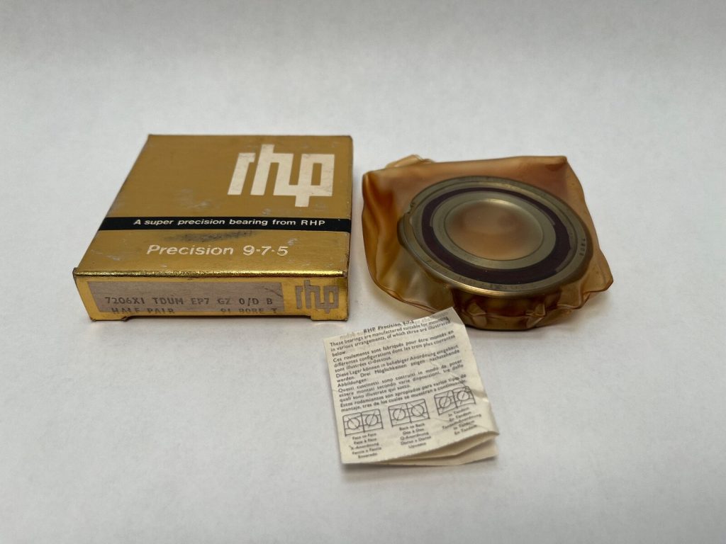 Angular Contact Bearing - 30 mm ID, 62 mm OD, 16 mm Width, Open, Medium Preload, ABEC 7