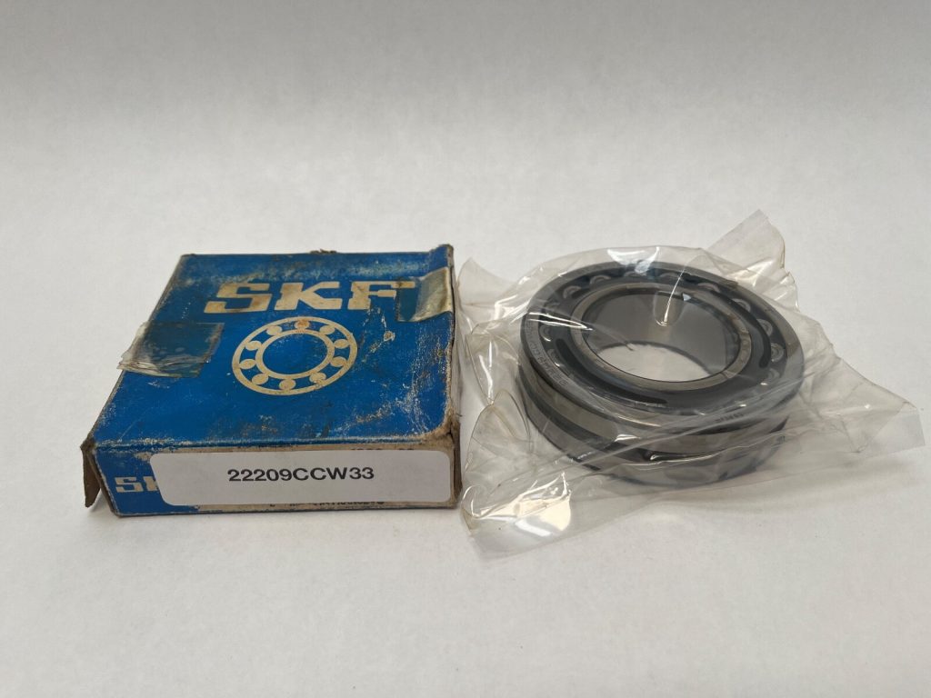 Double-Row Spherical Roller Bearing, 45 x 85 x 23 mm, Straight Bore, Pressed Steel Cage, W33 Lubrication Groove