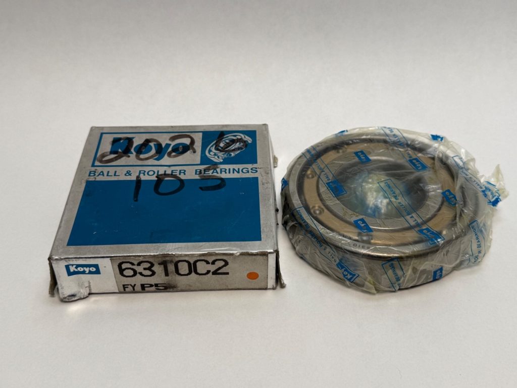 Precision Deep Groove Ball Bearing, Open, Machined Brass Cage, ABEC 5, C2 Tight Internal Clearance, 50 x 110 x 27 mm