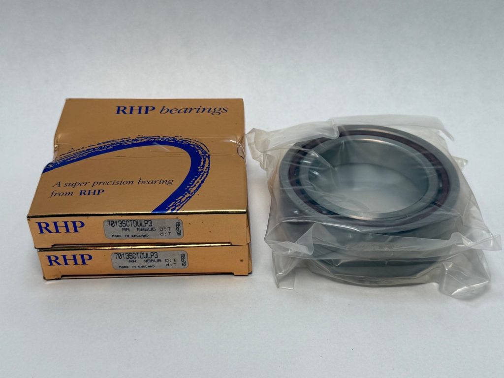 Hybrid Ceramic Super Precision Angular Contact Ball Bearing 65x100x18 mm, Silicon Nitride Balls, 15° Contact Angle, P3 Accuracy, Machined Phenolic Cage, Universal Duplex Light Preload — Complete Matched Pair