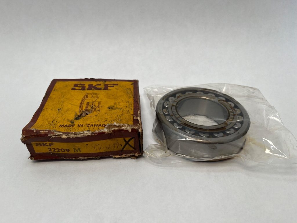 Double-Row Spherical Roller Bearing, 45 x 85 x 23 mm, Straight Bore, Machined Brass Cage