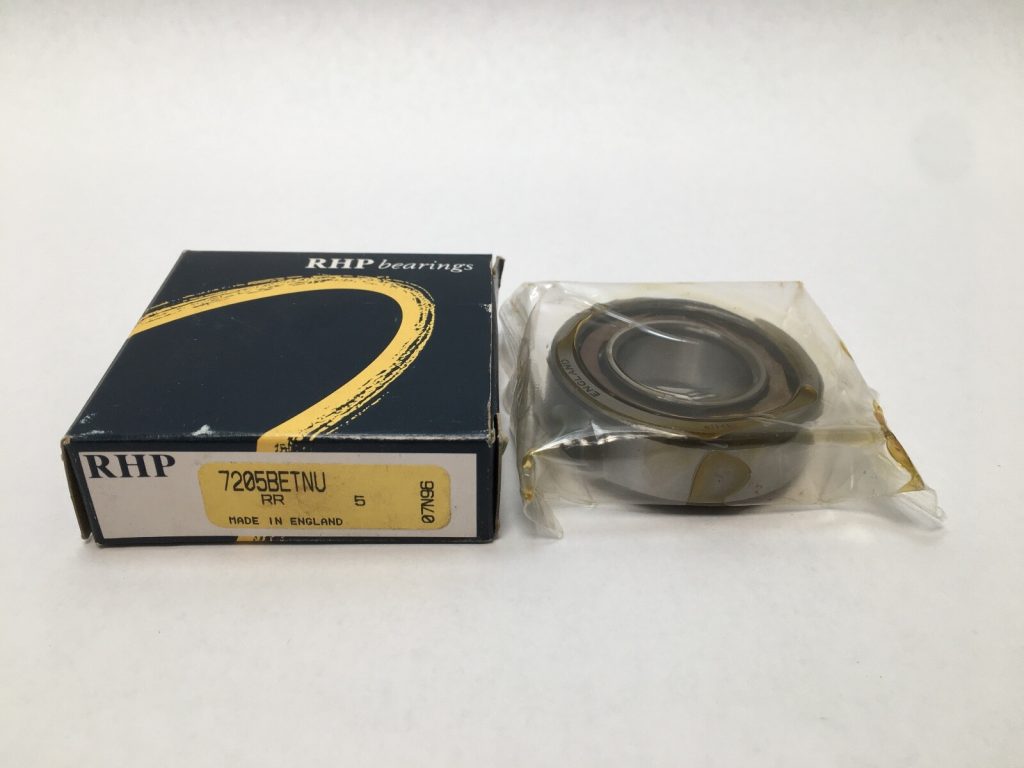 Angular Contact Ball Bearing – 25 mm ID, 52 mm OD, 15 mm Width, Open, 40° Contact Angle, Polyamide Cage, Universally Matchable