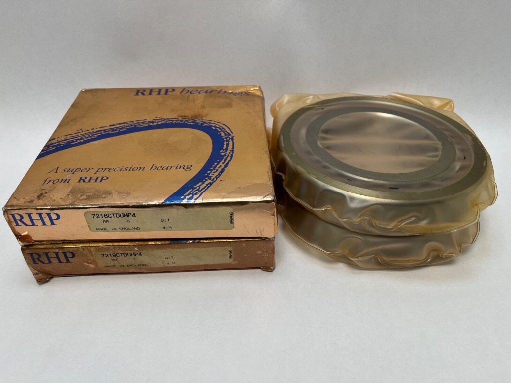 Angular Contact Ball Bearing Matched Pair - Straight Bore, 90 mm ID, 160 mm OD, 30 mm Width, Open, 15° Contact Angle, Medium Preload