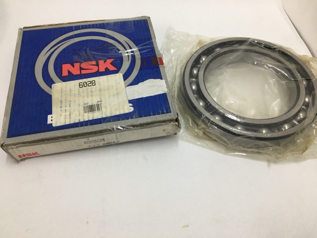 Open Single-Row Deep Groove Ball Bearing 140x210x33 mm, CM Electric-Motor Clearance, Pressed Steel Cage
