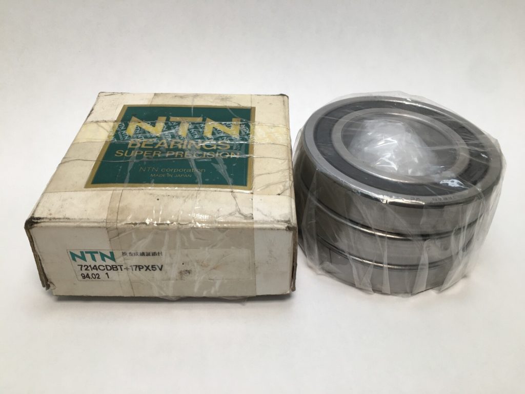 Angular Contact Ball Bearing Triplex Set 75x125x24 mm, 15° Contact Angle, DBT Arrangement — Three Bearing Matched Set