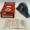 2-Bolt Low-Backing Pillow Block Ball Bearing Unit 1-5/8" Bore, Spring Locking, Self-Aligning, Cast Iron