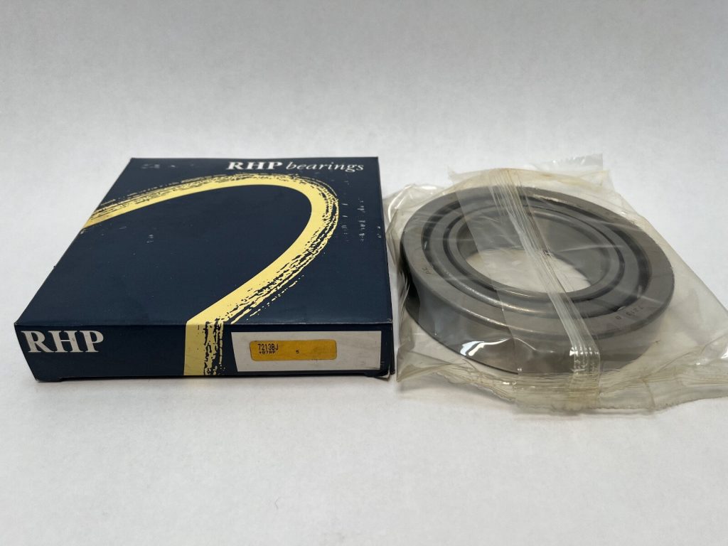 Angular Contact Bearing - 65 mm ID, 120 mm OD, 23 mm Width, Open, 40° contact angle.