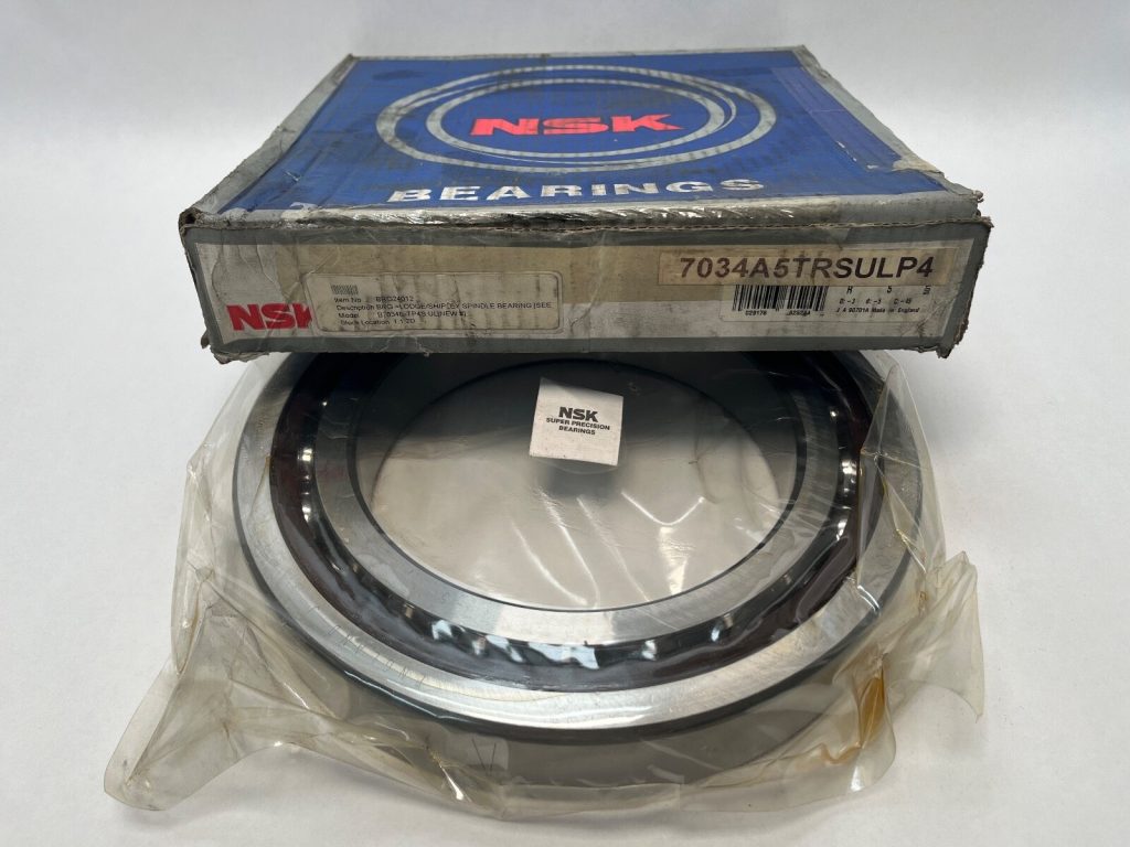 Super-Precision Angular Contact Ball Bearing - 170 mm ID, 260 mm OD, 42 mm Width, Open, 25° Contact Angle, Phenolic Cage, P4