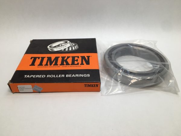 Timken Tapered Roller Bearings box next to a bearing wrapped in plastic