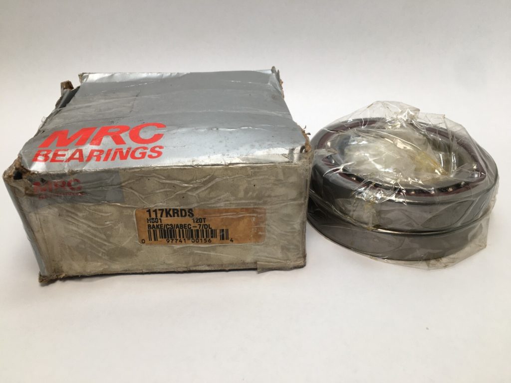 Precision Angular Contact Ball Bearing - Straight Bore, 85 mm ID, 130 mm OD, 22 mm Width, Open, 15° Contact Angle, ABEC 7, Matched Set.