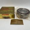 Super-Precision Angular Contact Ball Bearing Duplex Set of 2 - 70 mm Bore, 125 mm OD, 24 mm Width Each, 15° Contact Angle, Open, Phenolic Machined Cage, Heavy Preload