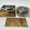 Hybrid Ceramic Angular Contact Ball Bearing - 50 mm ID, 80 mm OD, 16 mm Width, Sealed Both Sides, 15°, Heavy Preload, ABEC 9 Universal Duplex Pair