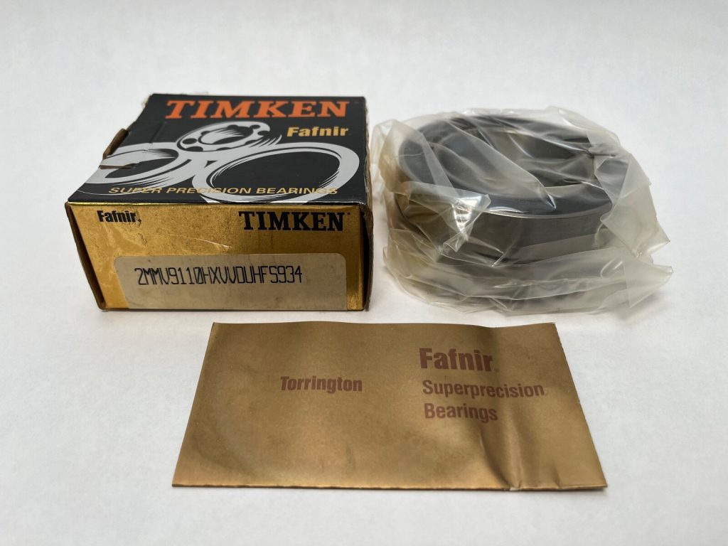 Hybrid Ceramic Angular Contact Ball Bearing - 50 mm ID, 80 mm OD, 16 mm Width, Sealed Both Sides, 15°, Heavy Preload, ABEC 9 Universal Duplex Pair
