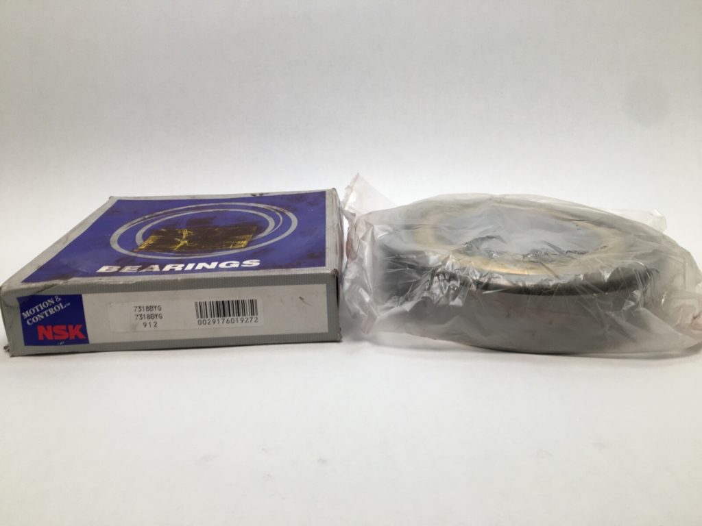 Angular Contact Ball Bearing - Straight Bore, 90 mm ID, 190 mm OD, 43 mm Width, Open, 40° Contact Angle, CN Internal Clearance.