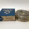 Super Precision Angular Contact Ball Bearing - Straight Bore, 70 mm ID, 125 mm OD, 24 mm Width, Open, 25° Contact Angle, Light Preload, 2 Pcs