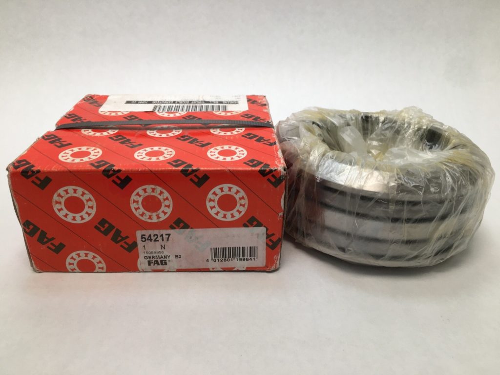 Double Direction Thrust Ball Bearing 125 mm OD 59.5 mm Height Grooved Raceway Axial Both Directions