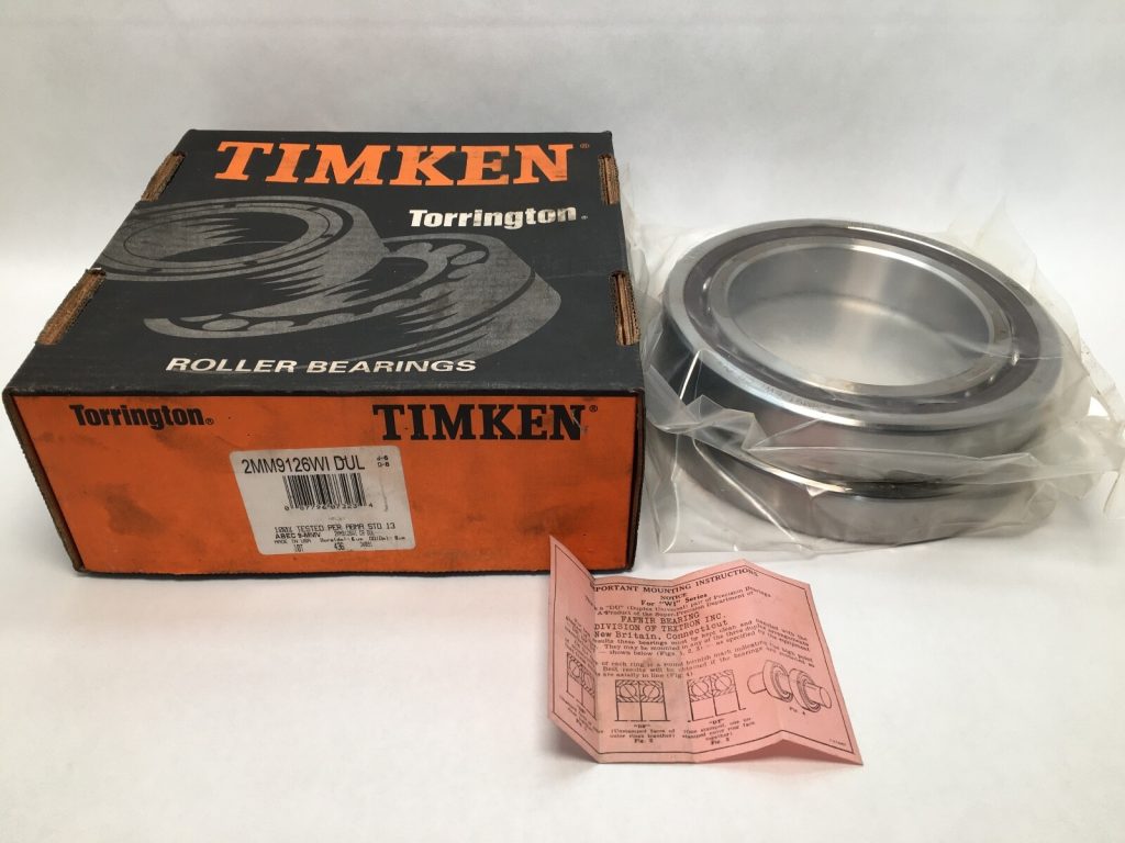 Super-Precision Angular Contact Ball Bearing 130x200x33 mm, 15 Degree Contact Angle, Duplex Light Preload, Phenolic Cage, Matched Pair