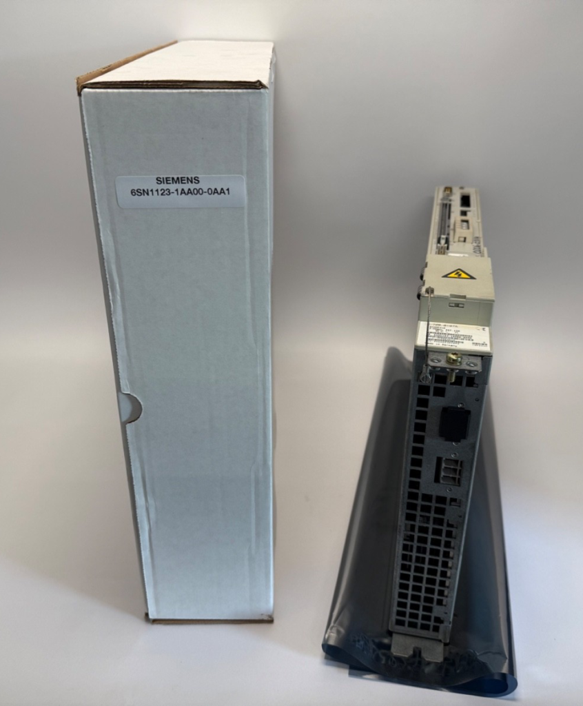 SIMODRIVE 611 Axis Power Module, Internal Cooling, Supplied with 6SN1118-0AA11-0AA0 Closed-Loop Control Card