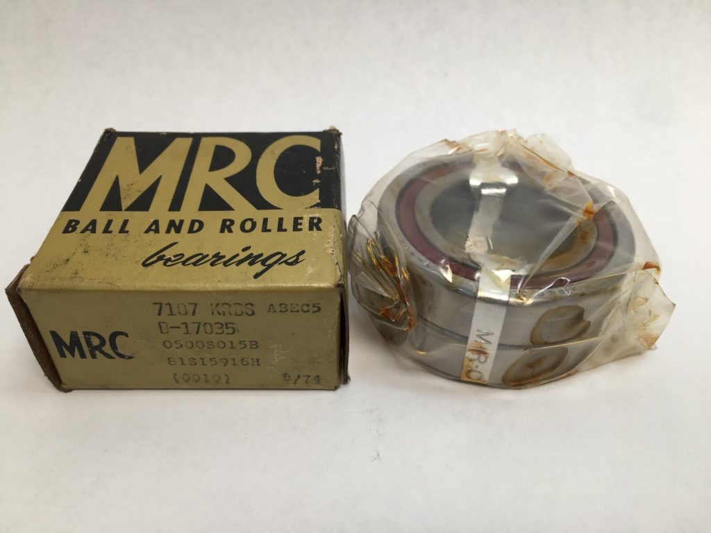 Angular Contact Ball Bearing - 35 mm ID, 62 mm OD, 14 mm Width, Straight Bore, Open, 25 Degree, ABEC 5, Matched Duplex Set of 2