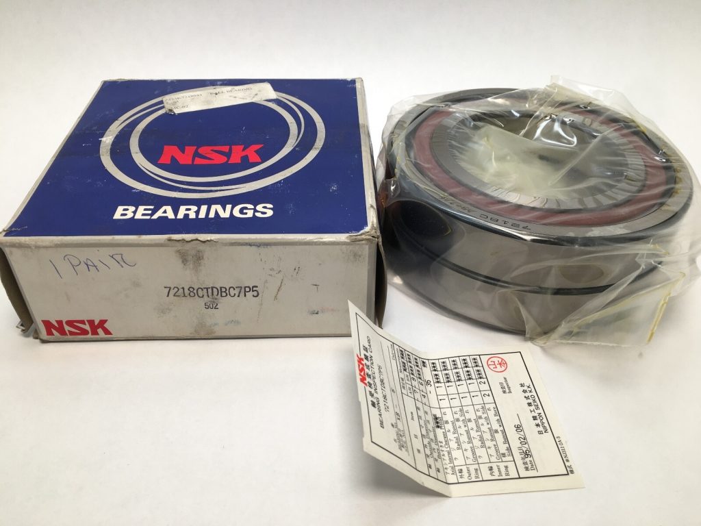 Angular Contact Ball Bearing - 90 mm ID, 160 mm OD, 30 mm Width, Open, 15° Contact Angle, Back-to-Back Matched Pair, ABEC 5.