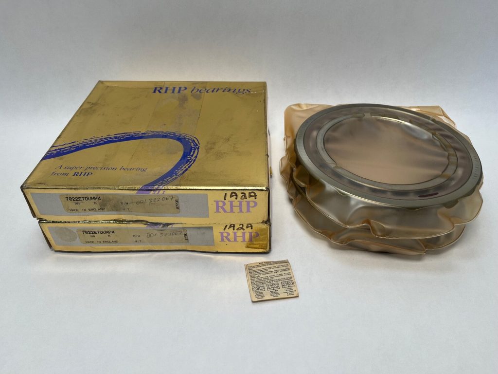 Super Precision Angular Contact Ball Bearing Pair – 110 mm ID, 170 mm OD, 28 mm Width, 25° Contact Angle, Medium Preload, P4