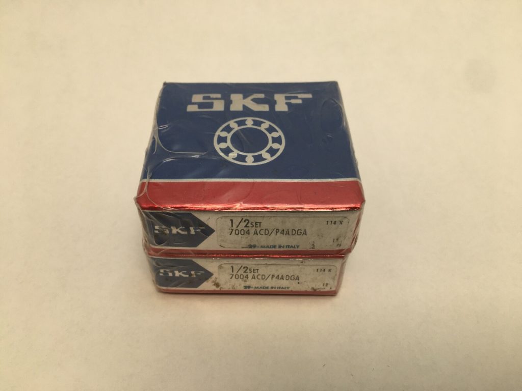 Super-Precision Angular Contact Ball Bearing Matched Pair 20x42x12 mm, 25° Contact Angle, Light Preload, P4A