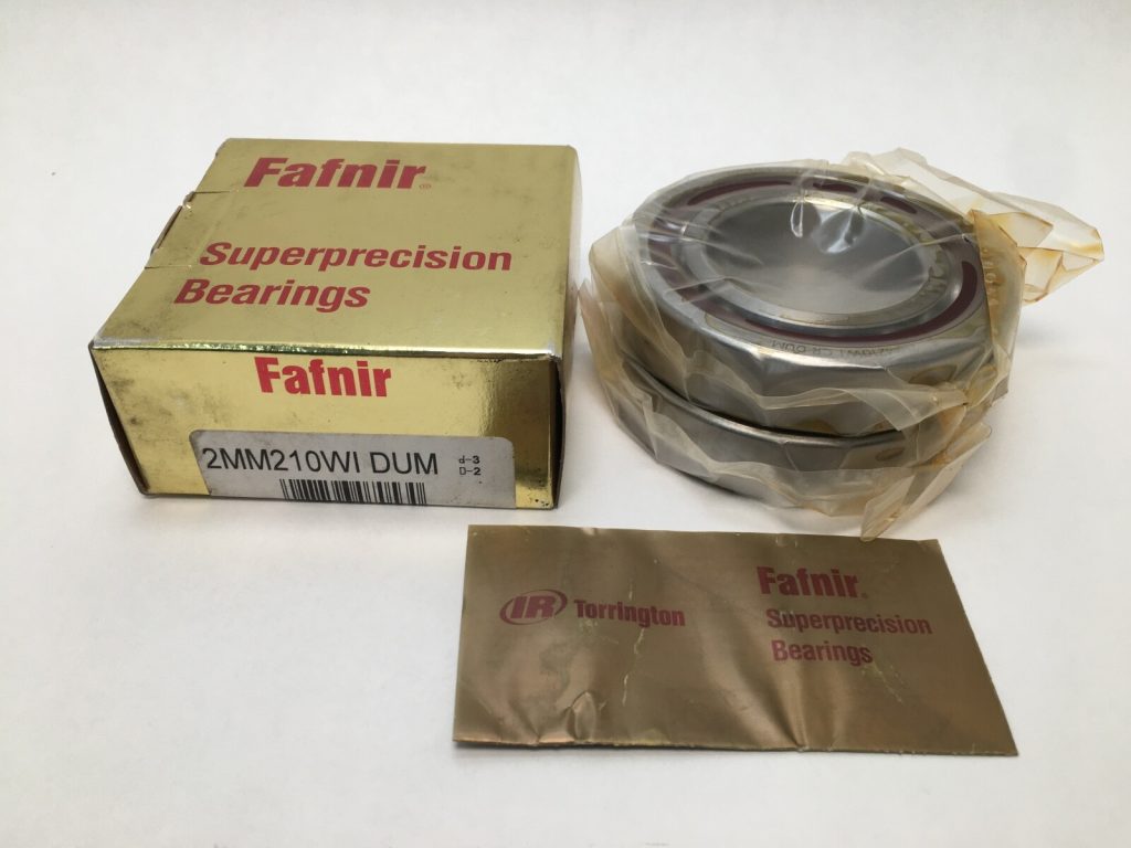 Super-Precision Angular Contact Ball Bearing Pair - 50 mm Bore, 90 mm OD, 20 mm Width, 15° Contact Angle, Medium Preload, Open