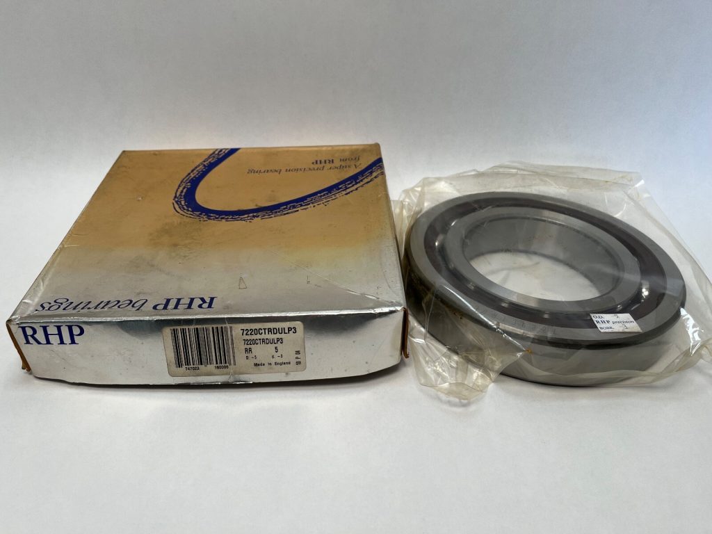 Angular Contact Ball Bearing – 100 mm ID, 180 mm OD, 34 mm Width, Open, 15°, Light Preload, Universally Ground Single