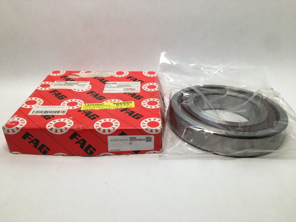Super Precision Spindle Bearing - Straight Bore, 110 mm ID, 200 mm OD, 38 mm Width, Open, 15° Contact Angle, Light Preload, Phenolic Cage
