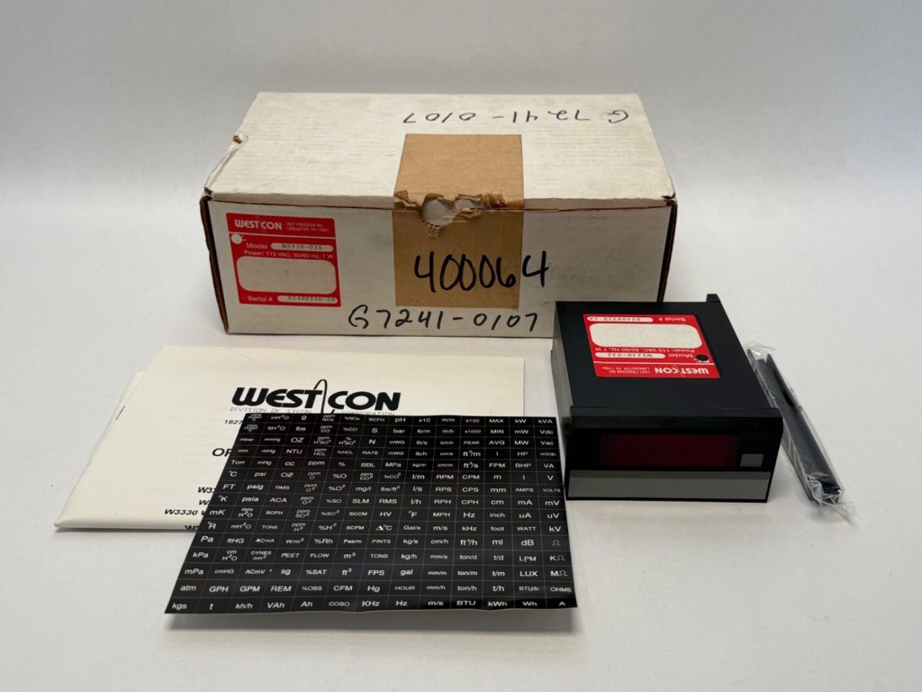 Digital Panel Meter, 115 VAC 50/60 Hz, 7 W, Panel-Mount LED Readout — Obsolete Legacy Instrument, No Published Datasheet