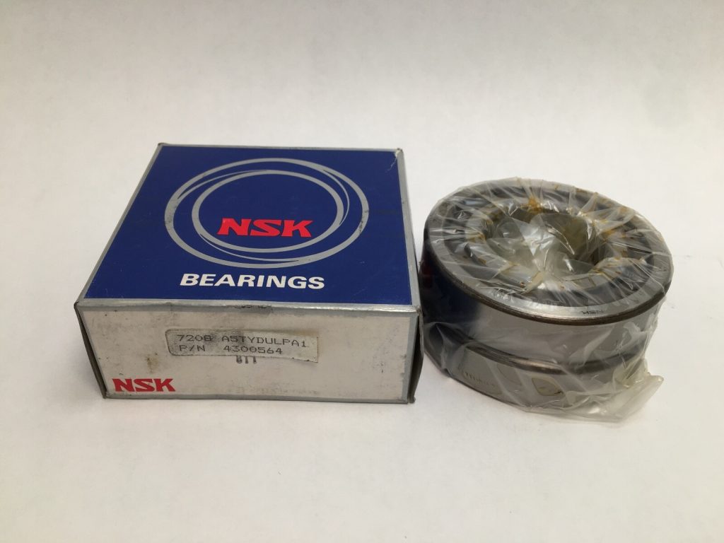 Angular Contact Ball Bearing Matched Pair - Straight Bore, 40 mm ID, 80 mm OD, 18 mm Width, Open, 25° Contact Angle, Light Preload, 2 Pcs.