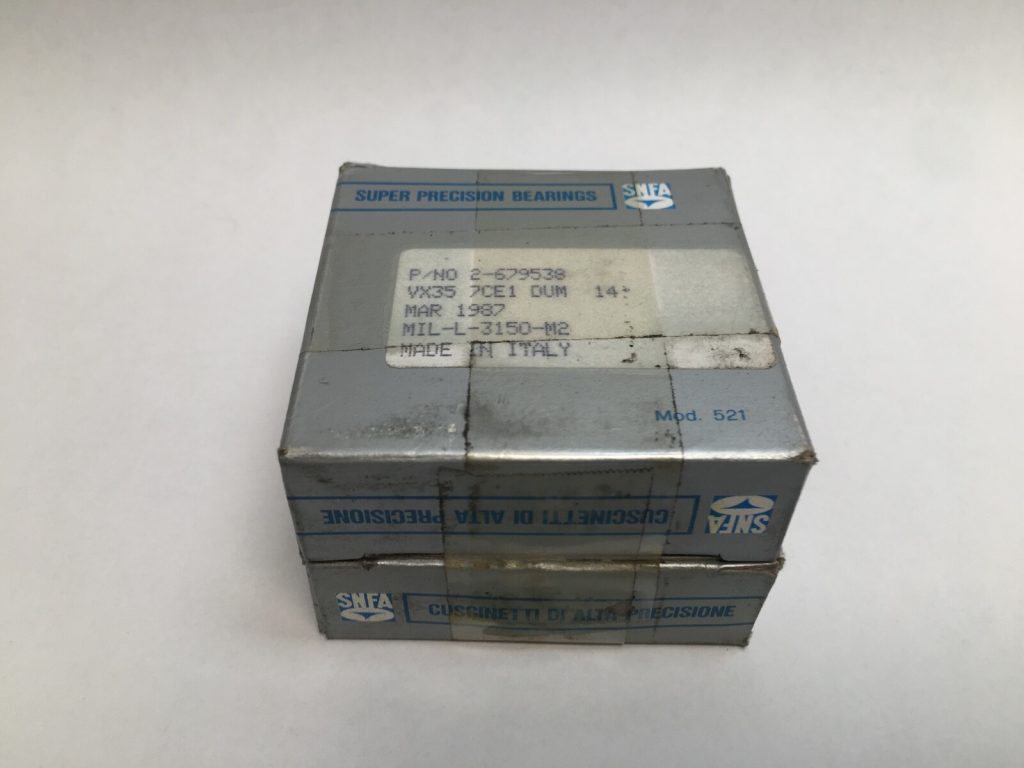 Matched Duplex Pair Super-Precision Angular Contact Ball Bearings 35x62x14 mm 15° Medium Preload ABEC 7