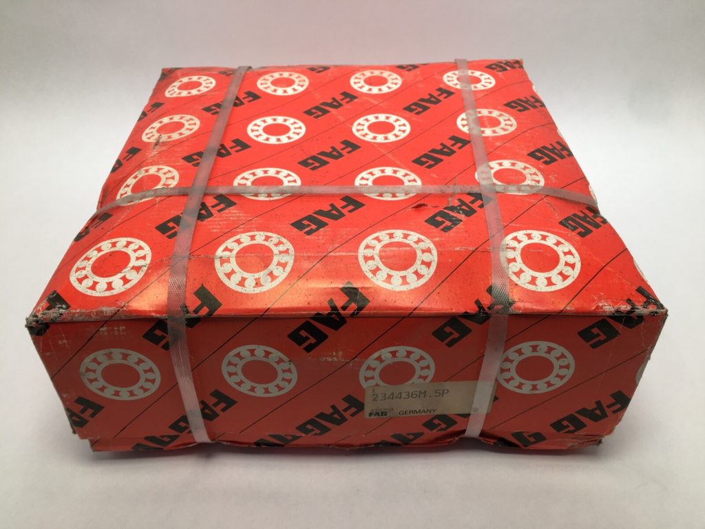 Double Direction Axial Angular Contact Ball Bearing 180 x 280 x 120 mm, 60° Contact Angle, Two Opposed Ball Rows, Solid Brass Cages, Special Precision — Ball Screw and Spindle Thrust Bearing