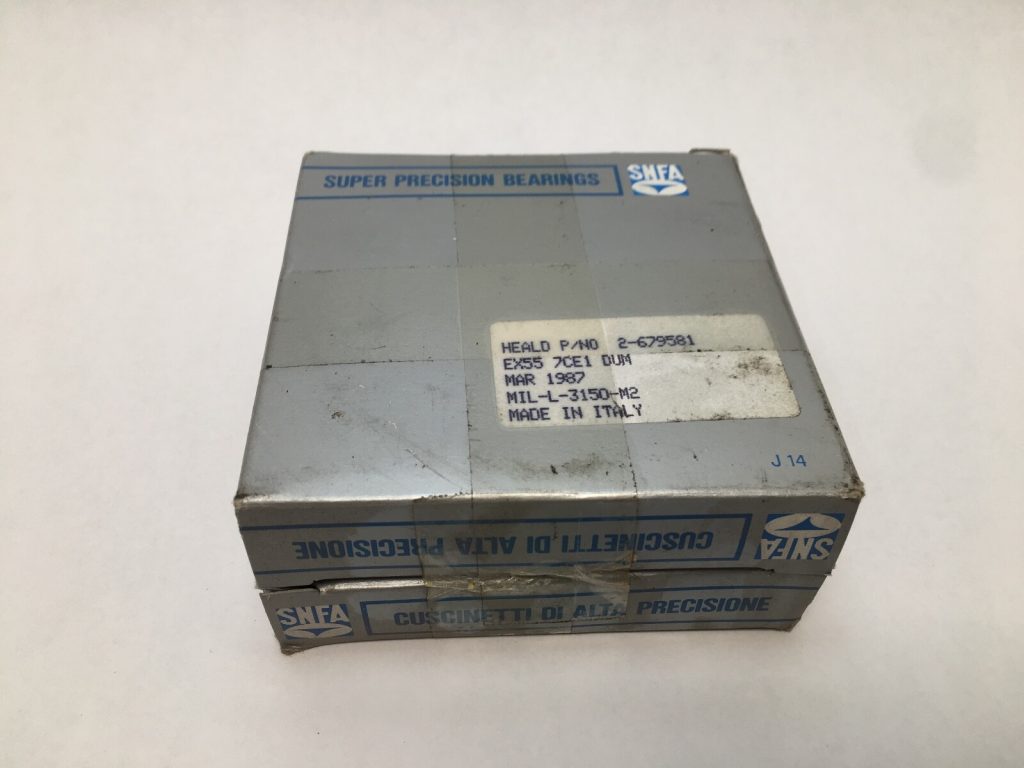 Super-Precision Angular Contact Ball Bearing - 55 mm ID, 90 mm OD, 18 mm Width, Open, 15 Degree, Medium Preload Universal Duplex Set of 2