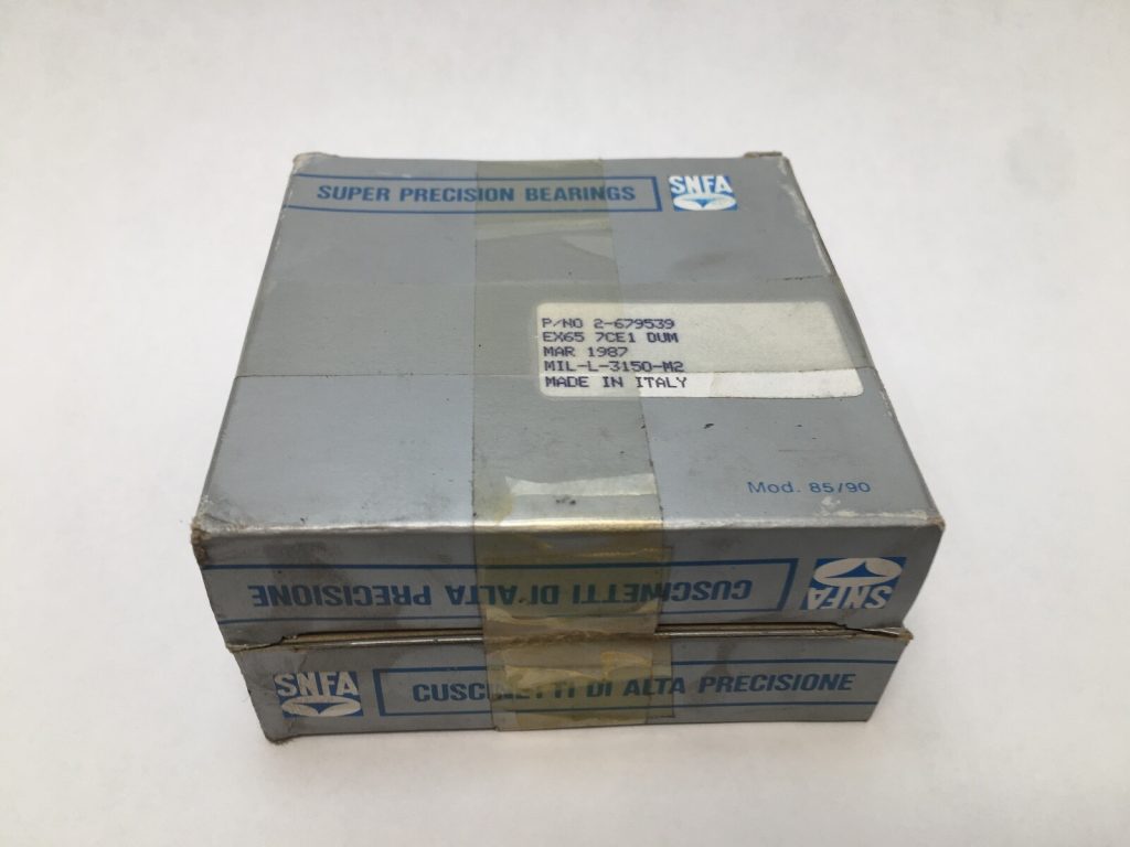 Super-Precision Angular Contact Ball Bearing - 65 mm ID, 100 mm OD, 18 mm Width, Open, 15 Degree, Medium Preload Universal Duplex Set of 2