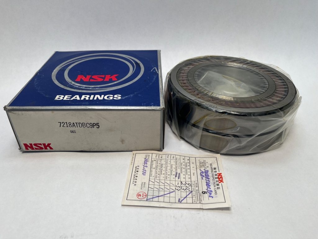 Angular Contact Ball Bearing - 90 mm ID, 160 mm OD, 30 mm Width, Open, 30° Contact Angle, Heavy Preload, Back-to-Back Matched Pair.