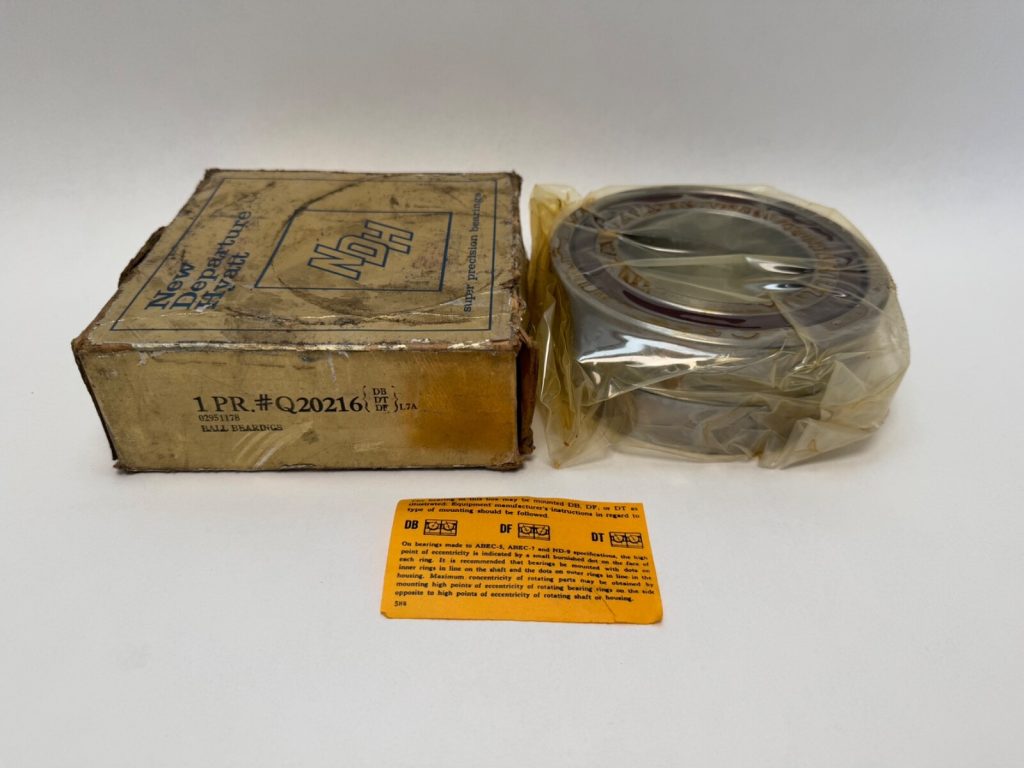 Angular Contact Ball Bearing Tandem Duplex Set 80x140x26 mm ABEC-7 Light Preload Phenolic Separator