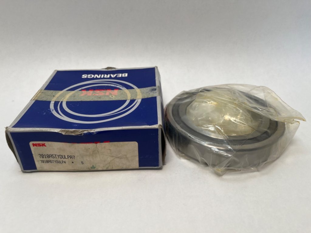 Angular Contact Ball Bearing - Straight Bore, 90 mm ID, 140 mm OD, 24 mm Width, Open, 25° Contact Angle, Light Preload Duplex Set.
