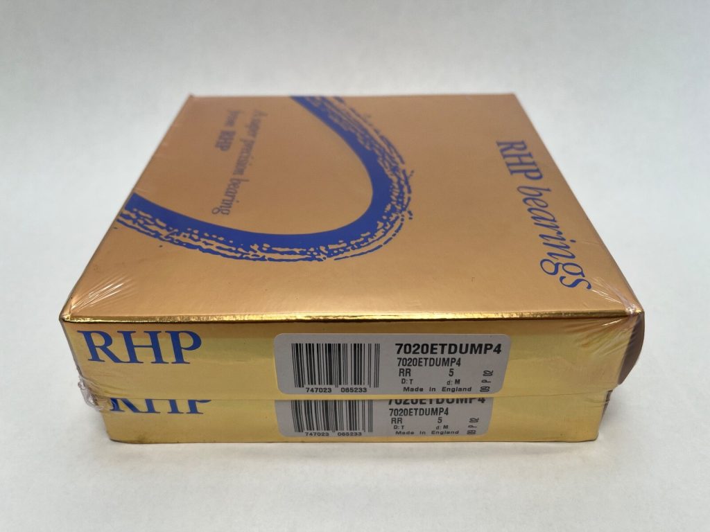 Super Precision Angular Contact Ball Bearing Pair – 100 mm ID, 150 mm OD, 24 mm Width, 25° Contact Angle, Medium Preload, P4