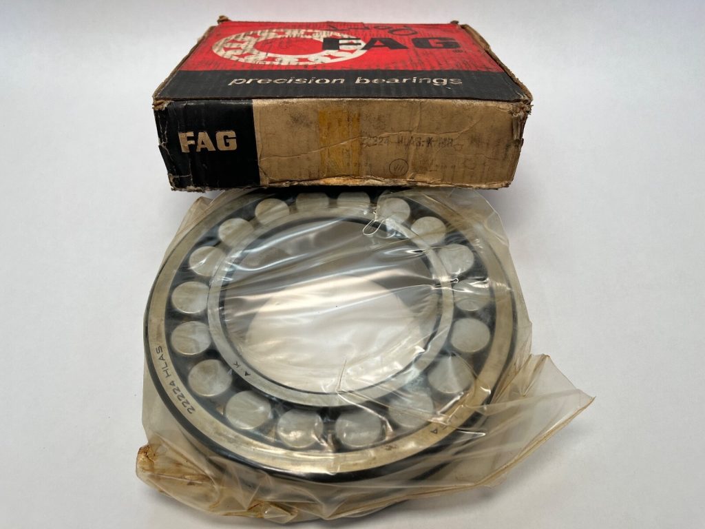Spherical Roller Bearing - 1:12 Tapered Bore, 120 mm ID, 215 mm OD, 58 mm Width, Open, Double Row, Solid Brass Cage, W33 Lubrication Groove