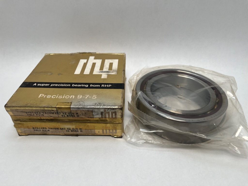 Super-Precision Angular Contact Bearing Matched Pair 90x140x24 mm 15° Medium Preload ABEC 7