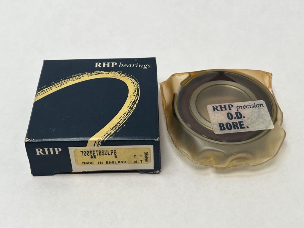Angular Contact Ball Bearing - 25 mm ID, 47 mm OD, 12 mm Width, Open, 25° Contact Angle, Light Preload, ABEC 3