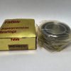 Super-Precision Angular Contact Ball Bearing - 70 mm ID, 110 mm OD, 20 mm Width, Open, 15° Contact Angle, Hybrid Ceramic Balls, Phenolic Cage, Light Preload, Triplex Set of 3