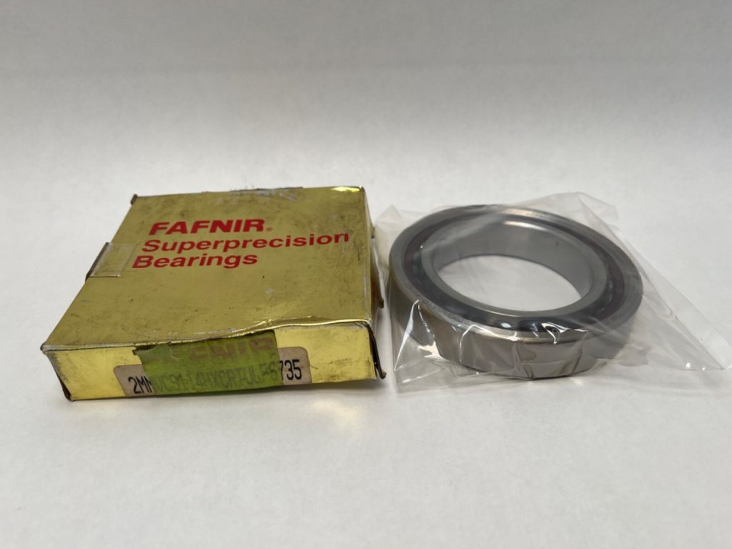 Hybrid Ceramic Super-Precision Angular Contact Ball Bearing - 70 mm Straight Bore, 110 mm OD, 20 mm Width, 15° Contact Angle, Silicon Nitride Balls, ABEC 9 / P2, Phenolic Machined Cage, Light Preload