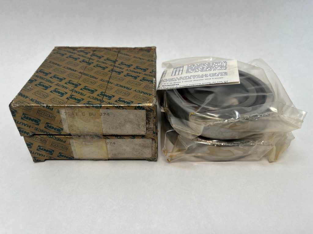 Matched Duplex Angular Contact Ball Bearing Set 55 x 100 x 21 mm, 15° Contact Angle, Light Preload