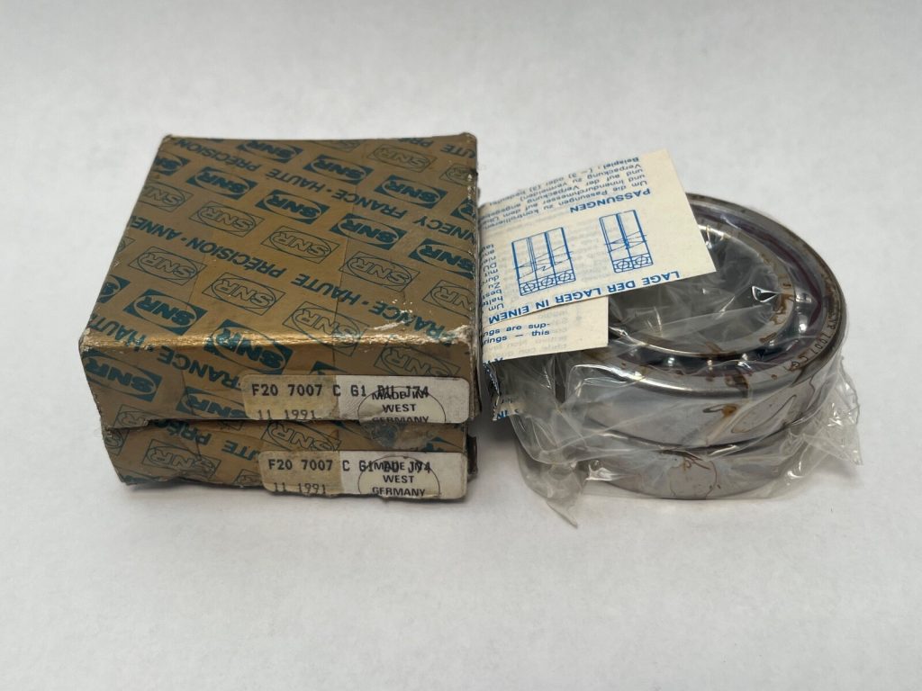 Super Precision Angular Contact Ball Bearing Pair - 35 mm ID, 62 mm OD, 14 mm Width, Open, 15°, Light Preload