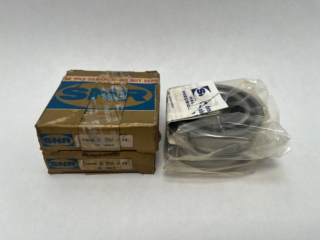 Super-Precision Angular Contact Ball Bearing 40x68x15 mm 15 Degree ABEC 7 Duplex Universal Pair Light Preload