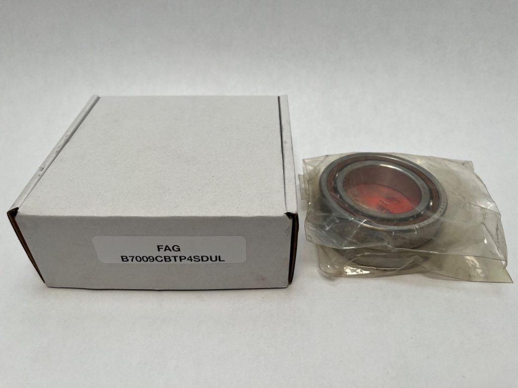 Super-Precision Angular Contact Ball Bearing, Matched Pair - Straight Bore, 45 mm ID, 75 mm OD, 16 mm Width, Open, 15° Contact Angle, Light Preload