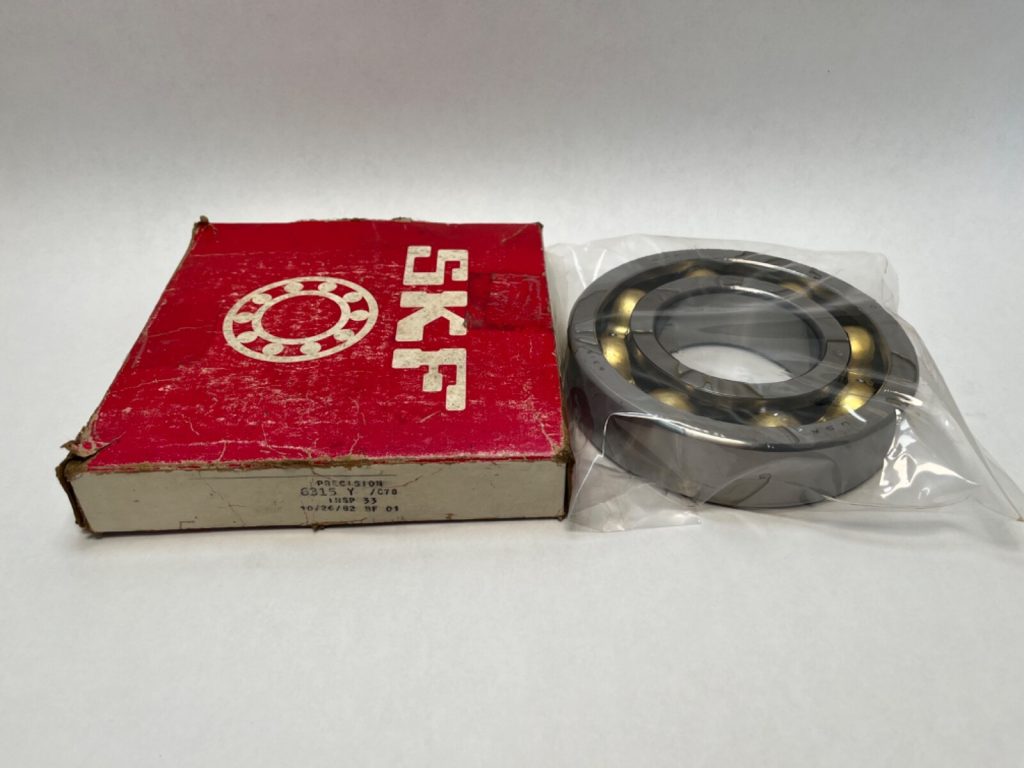 Single Row Deep Groove Ball Bearing 75x160x37 mm, Open, Heavy 6300 Series